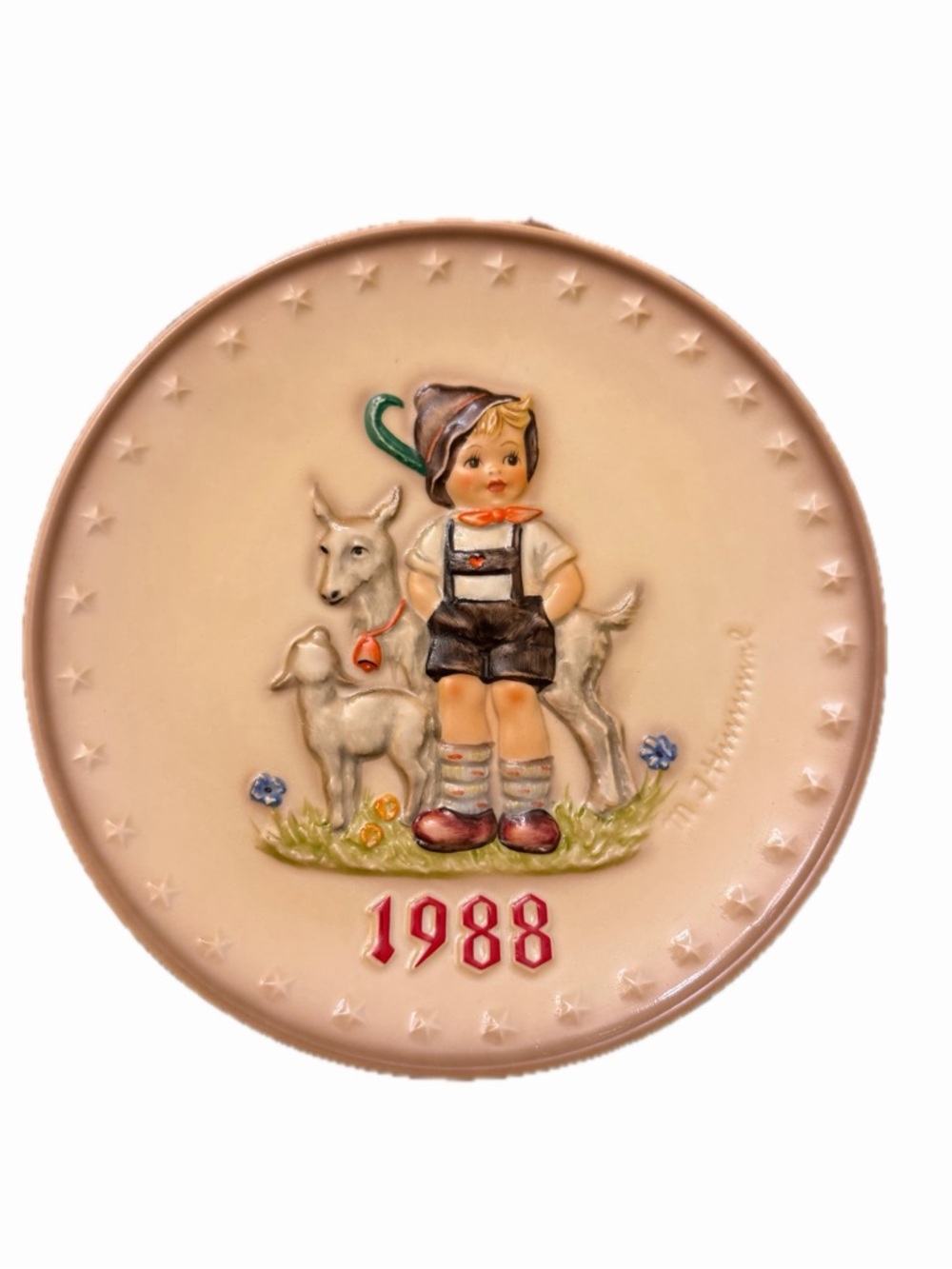 Vintage German Goebel M.J. Hummel Annual Plate - 1988